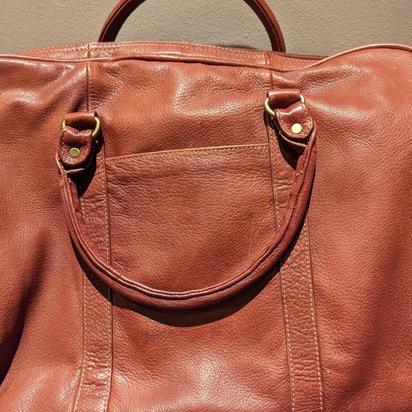 Canyon Outback leather carry on/briefcase - Picture 9 of 9